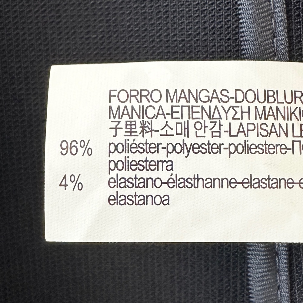 ZARA Traveler Blazer Mens 40 Navy Blue Bistretch Quick Dry Made to Move - Picture 9 of 13